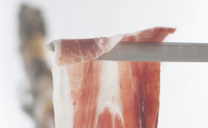 detalle corte de jamon
